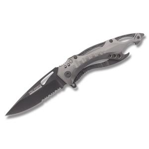Tac Force Tactical Spring Assisted Knife Stainless Steel Blade Gray Aluminum Handle 100000915578