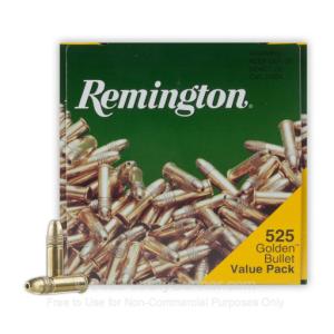 Remington Ammunition 1622C Golden Bullet  22 LR 36 gr Plated Hollow Point 525 Bx/ 12 Cs 21250