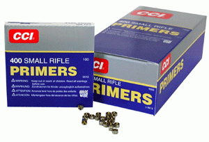 CCI #400 PRIMERS SMALL RIFLE 5000PK CASE LOTS 