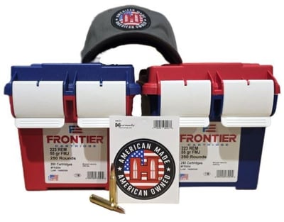 Hornady Frontier 250th Anniversary .223rem, 55gr FMJ, 500rd Case - $299.99 + Free Shipping 