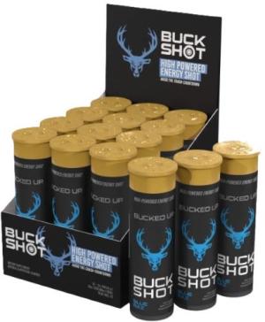BUCKED UP 2OZ ENERGY SHOTS BLUE RAZ 2-12 PACKS 