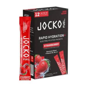 JOCKO 29283 RAPID HYDRATION POWDER STRAWBERRY 6/12