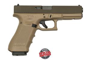 Glock G17 G4 9MM 18Rd Cerakote Patriot Brown Davidson's Exclusive UG-17502-04-CKMBPB 123175020410