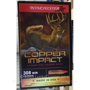308 - 150 Grain Copper Extreme Point - Winchester Copper Impact - 20 Rounds X308CLF