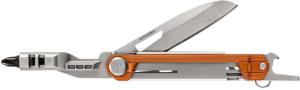Gerber Armbar Slim Cut Folding Knife w/Scissors, 2.5in Plain Blade, 2.5in Scissors, Burnt Orange Handle, 31-003812 31003812