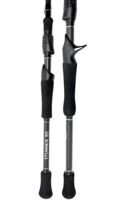 Fitzgerald Fishing Stunner HD Series Rods, Medium Heavy Casting, Black, 6ft8in, ST68MH