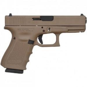 GLOCK 19 Gen 4 9mm 4.02in Barrel Full FDE Cerakote - PG1950203FDE