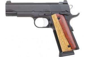 Dan Wesson 1911 Valor Commander Semi Auto Pistol .45 ACP 4.25" Barrel 8 Rounds Fixed Night Sights G-10 Grips Stainless Steel Black Duty Finish