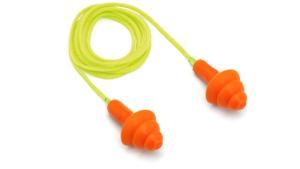 Pyramex Reusable Ear Plug, Orange/Lime RP3001 18119070266625