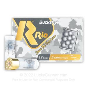 12 Gauge - 2-3/4" 1-1/8oz. #1 Buckshot - Rio Royal Buck - 250 Rounds 18435101618691