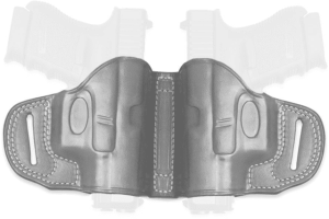 Cebeci Arms Leather Dual Holsters, Canik TP9, Ambi, Black, 20645AB84
