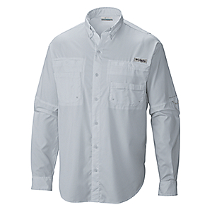 Columbia Tamiami II Long-Sleeve Shirt for Men - Cool Grey - LT