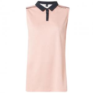 Oakley Balata Heather Golf Polo Long Sleeve - Women's, Fluffy Pink Hthr, Medium, 532366-89F-M