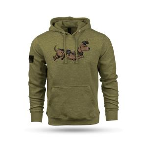Nine Line Tactical Wiener Hooded Sweatshirt Olive 2XL 