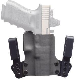 Blackpoint Tactical Mini Wing IWB Holster, Glock 36 Railed, Left Hand, Kydex Black, 164844 191107648445