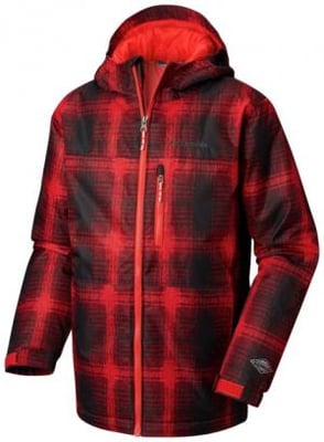 Columbia Magic Mile Jacket - Boys, Red Spark Plaid, 2T, 1753932696-2T