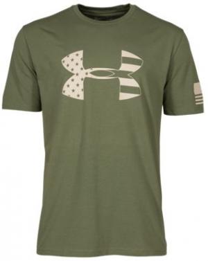 Under Armour Freedom Tonal BFD Tactical Graphic T-Shirt for Men - Marine OD Green - M 191480883921