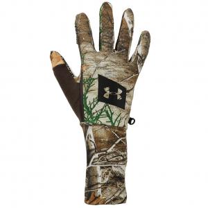 Under Armour Men's SC Hunt Glove Liner RT Edge/Mvrck Brn/Blk SM 1318573-991001
