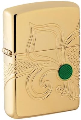 Zippo Armor Fleur De Lis, 1.44 x 2.25, 49108