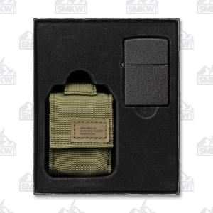 Zippo Sheath and Lighter Set Green 191693175622