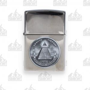 Zippo Eye of Providence Black Ice Lighter 191693198409