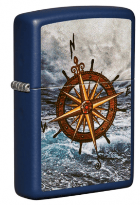 Zippo Compass Navy Matte Lighter 191693198706