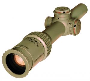 Schmidt & Bender 1-8x24 PM II ShortDot Dual CC MDR-T6 1cm ccw ST,LT, More Tactical Clicks, Single Turn, Locking Turrets Zero Click, Pantone 7504M, length 293mm / 30mm tube, 683-846-43E-K2-H2