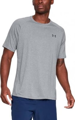 Under Armour UA Tech Short Sleeve Tee 2.0 - Men's, Steel Light Heather, 4X-Large, 13264130364X