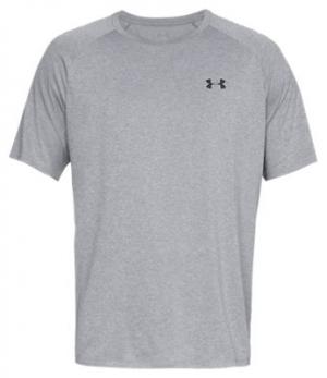 Under Armour Tech Short-Sleeve T-Shirt for Men - Steel Light Heather/Black - 2XL 192006306399
