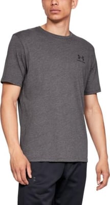 Under Armour Ua Sportstyle Left Chest T-shirt, Charcoal Medium Heather - 13267990193X