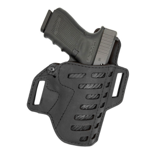 Versacarry Compound OWB RH Holster SIZE 1, Kydex/Black Leather - C1211-1 C1211-1