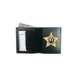 Boston Leather Book Style Wallet Badgecase B6 - 150-4040