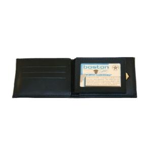 Boston Leather Billfold Style Badge Wallet - 275-S-9015 192375021886