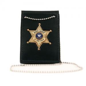 Boston Leather Neck Chain-pocket-belt Badge - 450-6008