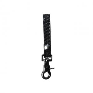 Boston Leather Key Loop W/dlx Swivel Hldr-bw - 5457-3-GLD