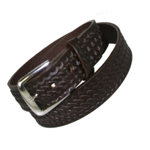 Boston Leather Traditional 1 1/2" Off Duty Belt Black 6582-BRN-3-32