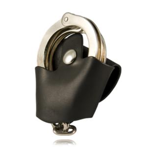 Boston Leather Quick Release Cuff For 1 3/4 Belt Case, Basket Weave, Black, 5520-3-BLK