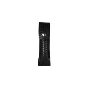 Boston Leather Mkiv Holder W/flap Basketweave Black - 5526-3-BLK