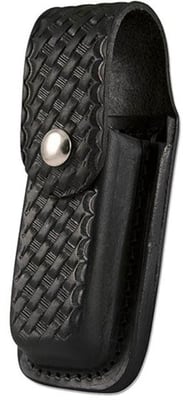 Boston Leather Single Mag Holder For .45, Basket Weave - 5603-3