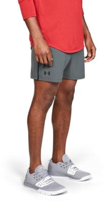 Under Armour Qualifier WG Perf Short 5in - Men's, Pitch Gray, Large, 1327678012LG
