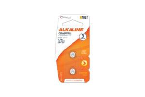Button Cell Alkaline AG3 2 Pack 192768111729