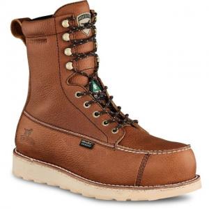 Irish Setter Wingshooter ST 83856 Mens Work Boot, 8 in Height, Non-Insulated, Waterproof, Medium, Brown, 10.5 US, 83856D 105