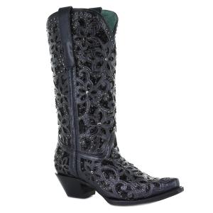 CORRAL Inlay Embroidery and Studs Boot A3752-LD-M-7