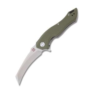 Artisan Cutlery 1816P-GNF Eagle D2 Tool Steel Blade Green G10 Handle