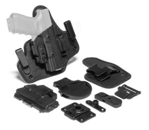 Alien Gear Holsters Shapeshift Core Carry Pack, Walther PPS M2, 1.5in Belt Slide, Standard Clip, Right Hand, Black, SSHK-0818-RH-D SSHK0818RHD