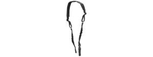 Lancer Tactical Heavy Duty Foam Padded Two Point Sling w/ QD Buckle, Black, CA-2142B