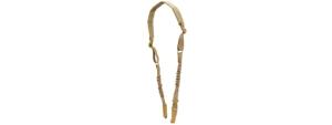 Lancer Tactical Heavy Duty Foam Padded Two Point Sling w/ QD Buckle, Tan, CA-2142T