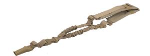 Lancer Tactical Heavy Duty Foam Padded Single Point Sling w/ QD Buckle, Tan, CA-2145T