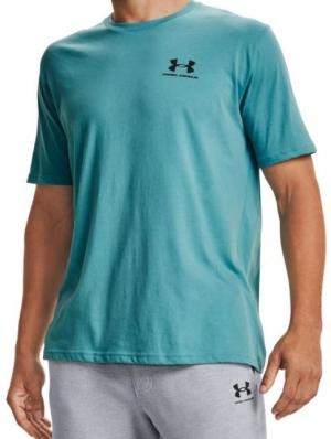 Under Armour Men's UA Sportstyle Left Chest Short Sleeve T-Shirt - 1326799 - Cosmos/Black (476)