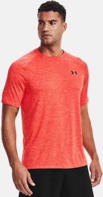 Under Armour Men's UA Tech 2.0 Short Sleeve Athletic T-Shirt - 1326413 - Venom Red/Black (690) 1326413-690-SM